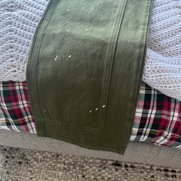 Veronica Beard Dylan Pain Splatter Green Jeans ( Size 29) - Picture 6 of 9